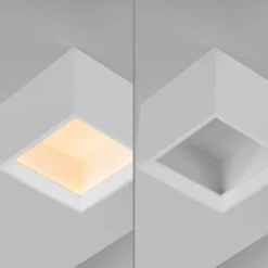 LED-kattovalaisin PURE Manhattan, snow, 1-lamppuinen, CCT