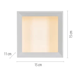 LED-kattovalaisin PURE Manhattan, snow, 1-lamppuinen, CCT