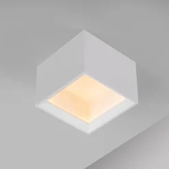 LED-kattovalaisin PURE Manhattan, snow, 1-lamppuinen, CCT