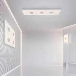 LED-kattovalaisin PURE Neo, 120 cm, alumiini, CCT, kaukosäädin