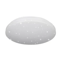 LED-kattovalaisin Reva Star, Ø 50 cm, valkoinen, muovia
