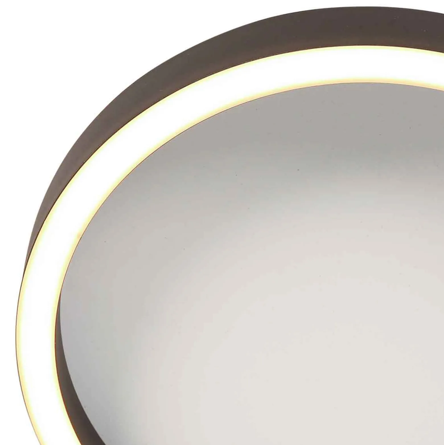 LED-kattovalaisin Ringlux, musta, Ø 30 cm, metalli, 2700 K