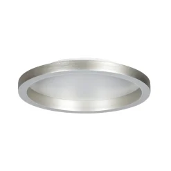 LED-kattovalaisin Ringlux, teräksenharmaa, Ø 40 cm, metalli, 2700 K