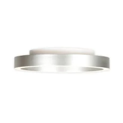 LED-kattovalaisin Ringlux, teräksenharmaa, Ø 40 cm, metalli, 2700 K