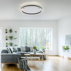 LED-kattovalaisin Ritus, Ø 58.5cm, antrasiitti