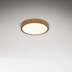 LED-kattovalaisin Runa Wood wood look 3000 K Ø28cm Ø28cm