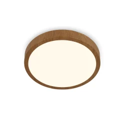 LED-kattovalaisin Runa Wood wood look 3000 K Ø28cm Ø28cm