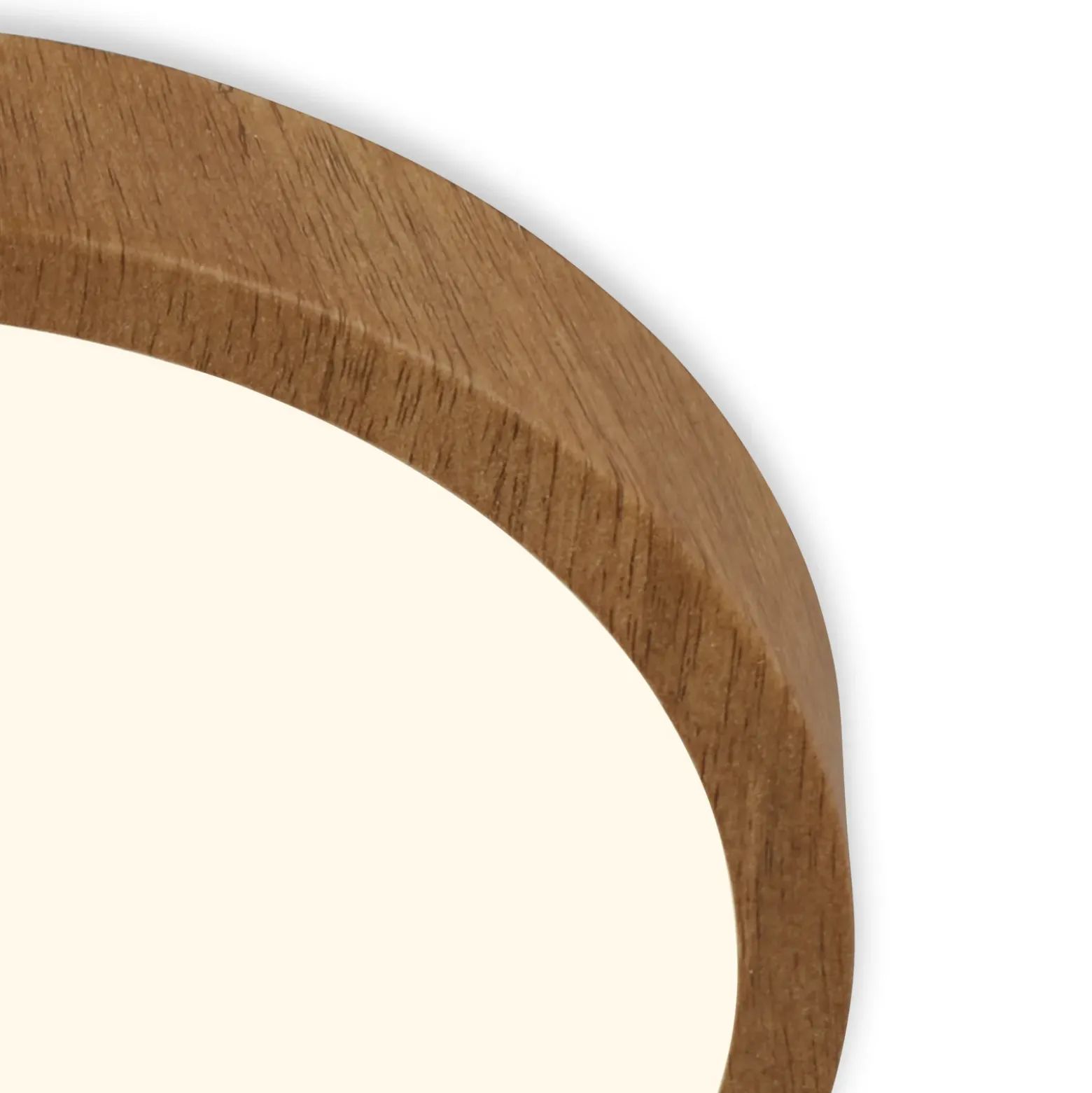LED-kattovalaisin Runa Wood wood look 3000 K Ø28cm Ø28cm