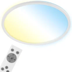 LED-kattovalaisin Slim S himmennettävä CCT valkoinen Ø 45 cm