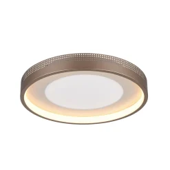 LED-kattovalaisin Solea, ruskea, Ø 40 cm, muovi