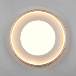 LED-kattovalaisin Solea, ruskea, Ø 40 cm, muovi