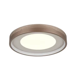 LED-kattovalaisin Solea, ruskea, Ø 40 cm, muovi