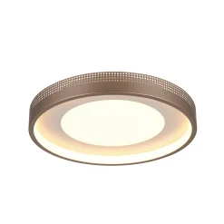 LED-kattovalaisin Solea, ruskea, Ø 40 cm, muovi