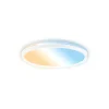 LED-kattovalaisin Tava A, CCT, Ø 29 cm, valkoinen, kaukosäädin