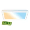 LED-kattovalaisin Tava A, CCT, 29 x 29 cm, valkoinen, kaukosäädin