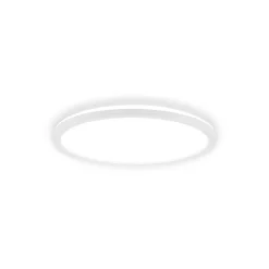 LED-kattovalaisin Tava A, Ø 29 cm, muovia, valkoinen