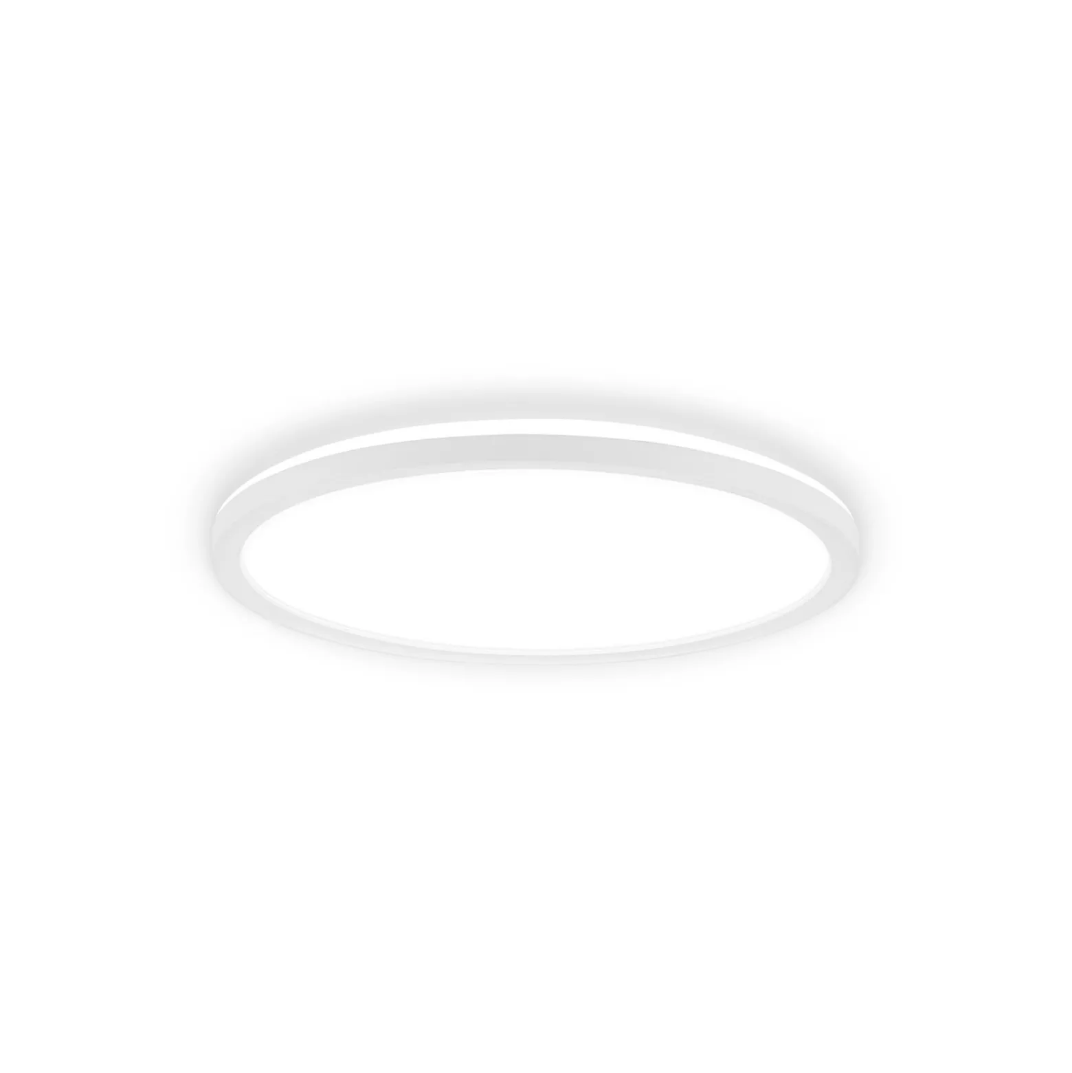 LED-kattovalaisin Tava A, Ø 29 cm, muovia, valkoinen