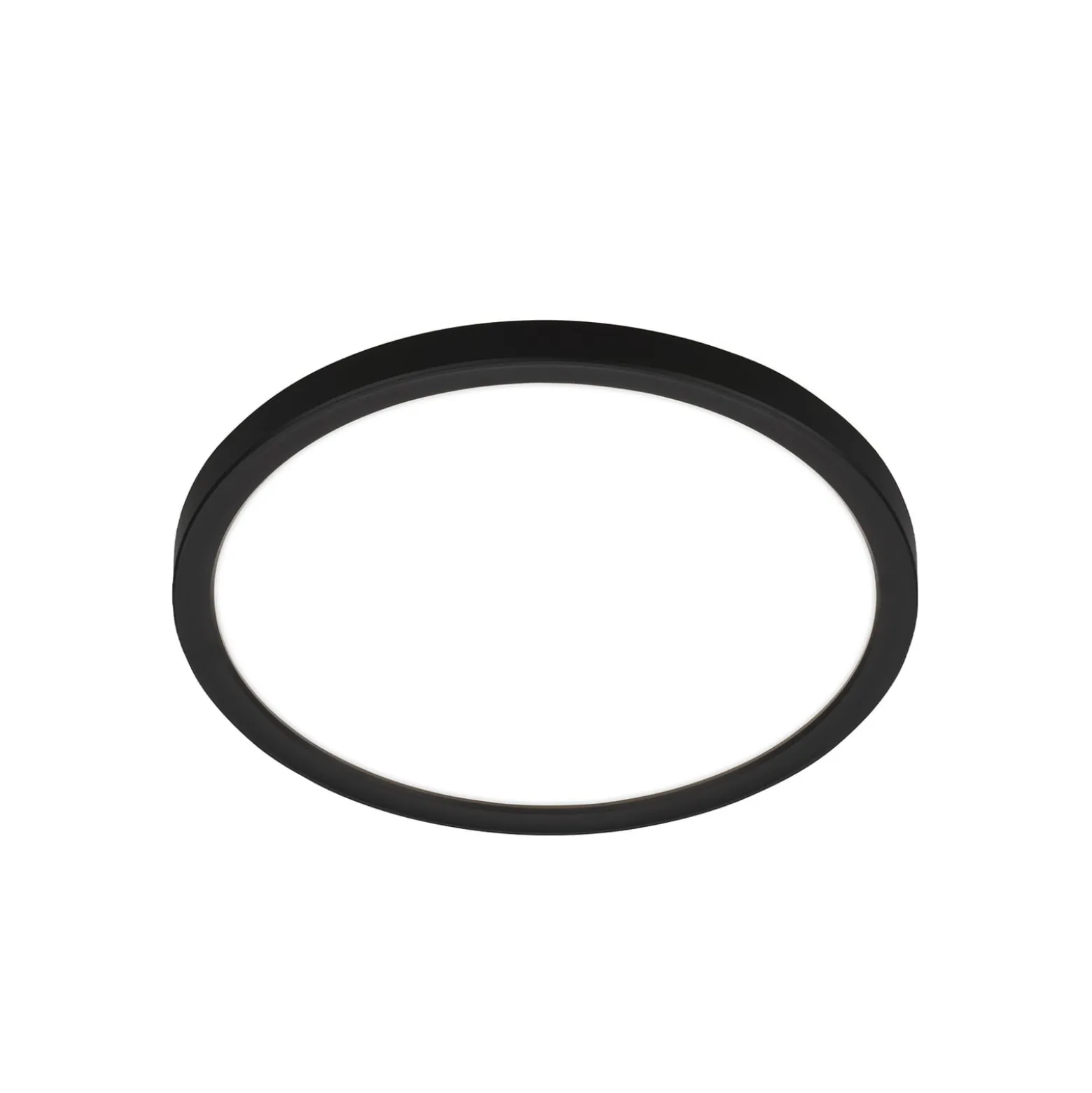 LED-kattovalaisin Tava, musta, Ø 24 cm, muovia