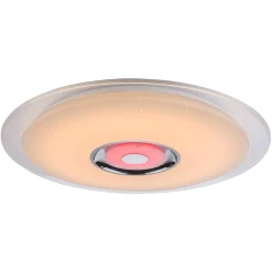 LED-kattovalaisin Tune RGB kaiuttimella Ø 60
