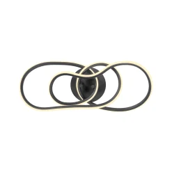 LED-kattovalaisin TWIST, musta, pituus 90 cm, metallinen, Switchdim,