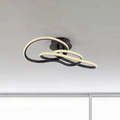 LED-kattovalaisin TWIST, musta, pituus 90 cm, metallinen, Switchdim,