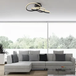 LED-kattovalaisin TWIST, musta, pituus 90 cm, metallinen, Switchdim,