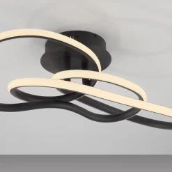 LED-kattovalaisin TWIST, musta, pituus 90 cm, metallinen, Switchdim,