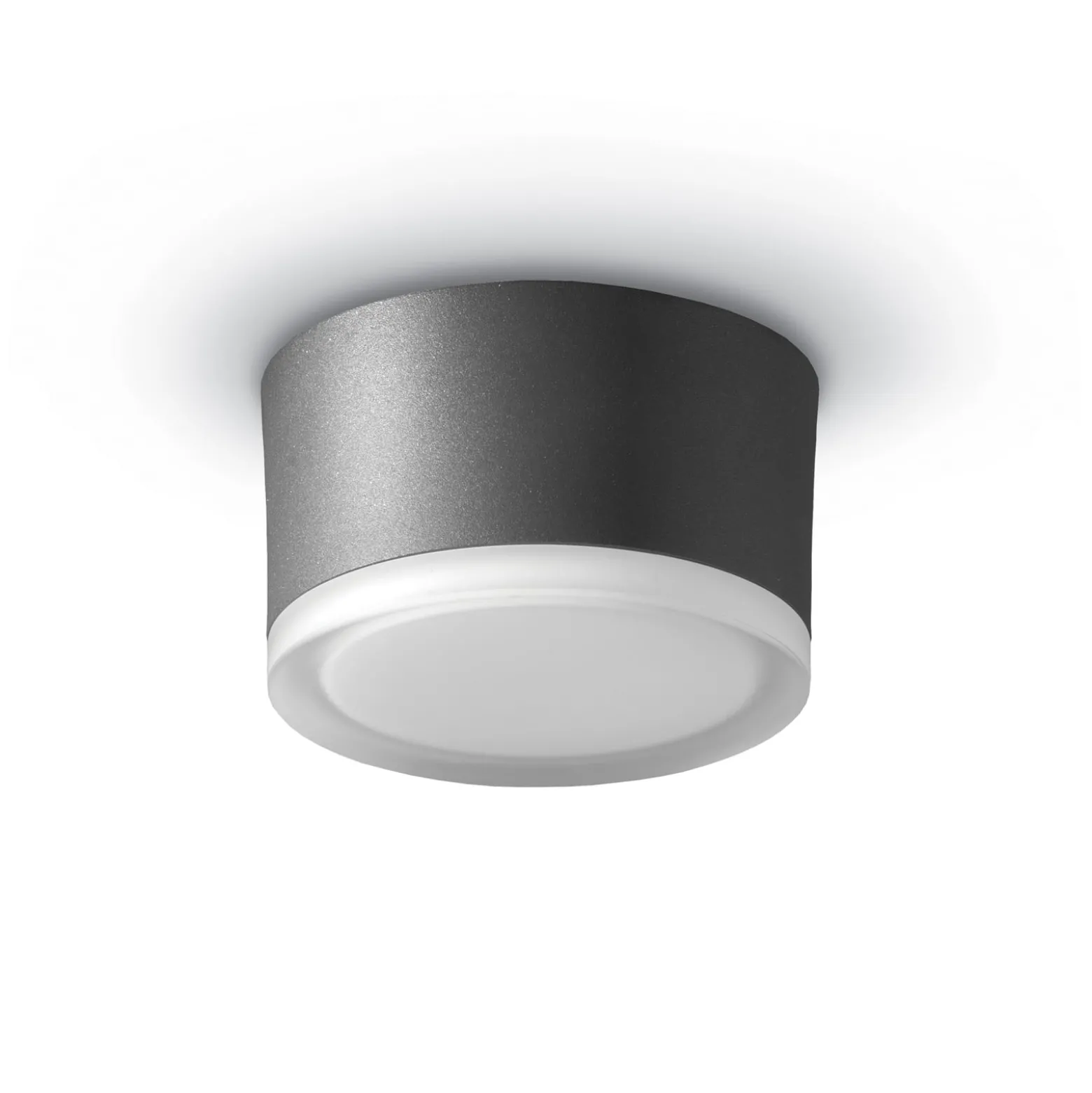 LED-kattovalaisin 1420 ulkotiloihin, grafiitti Ø 13 cm