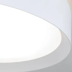 LED-kattovalaisin VARIO, Ø 40 cm, valkoinen, metalli, CCT, himmennettävä