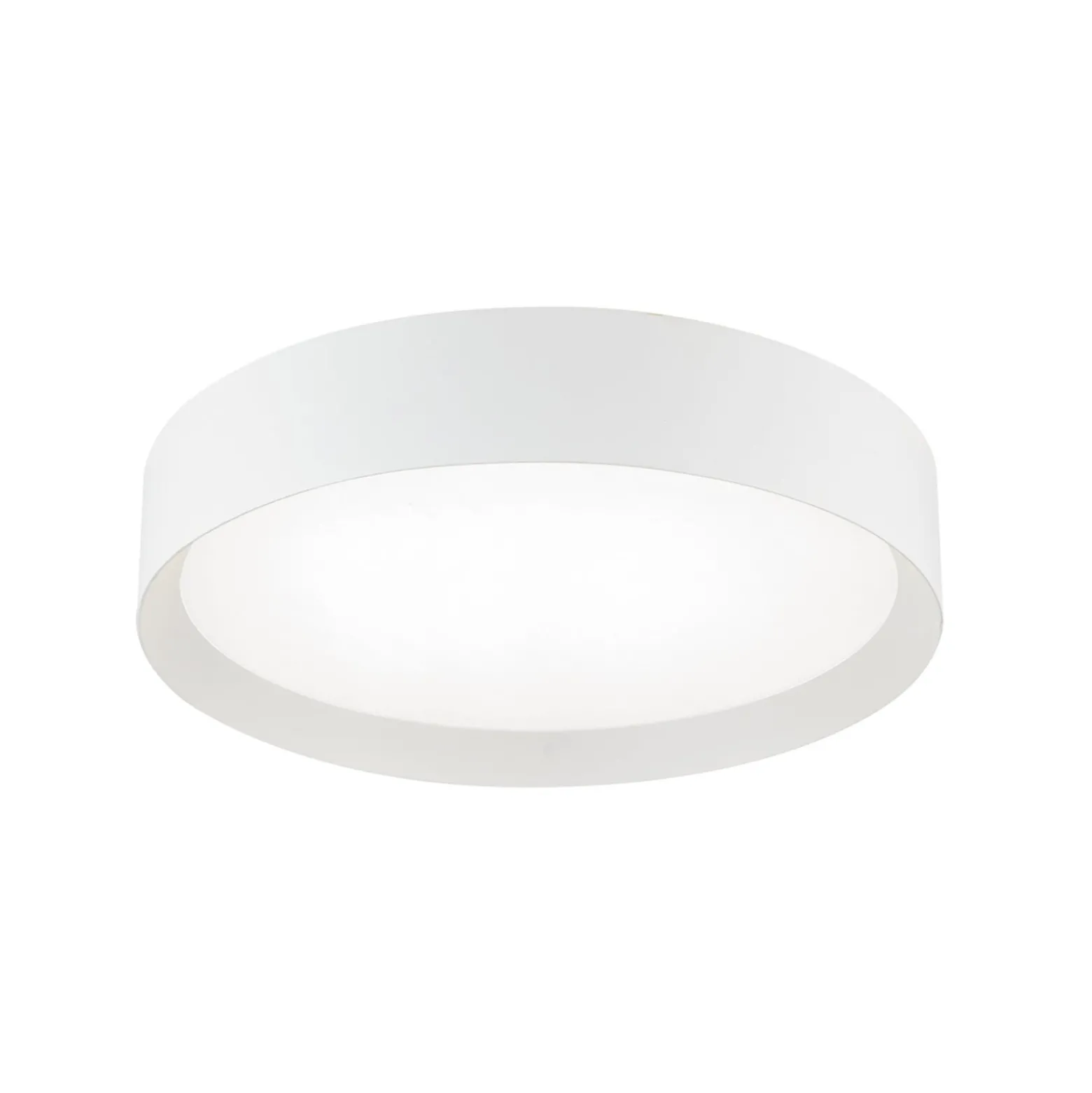 LED-kattovalaisin VARIO, Ø 40 cm, valkoinen, metalli, CCT, himmennettävä