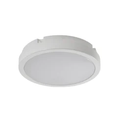LED-kattovalaisin Vera, valkoinen, muovi, Ø 22 cm, IP65