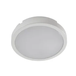 LED-kattovalaisin Vera, valkoinen, muovi, Ø 22 cm, IP65