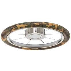 LED-kattovalaisin Wheel, RGB, camouflage