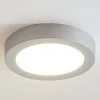 LED-kattovalo Marlo hopea 3 000 K pyöreä 25,2 cm