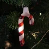 LED-keijuvalot Hannah Candy Cane punainen
