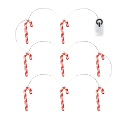 LED-keijuvalot Hannah Candy Cane punainen