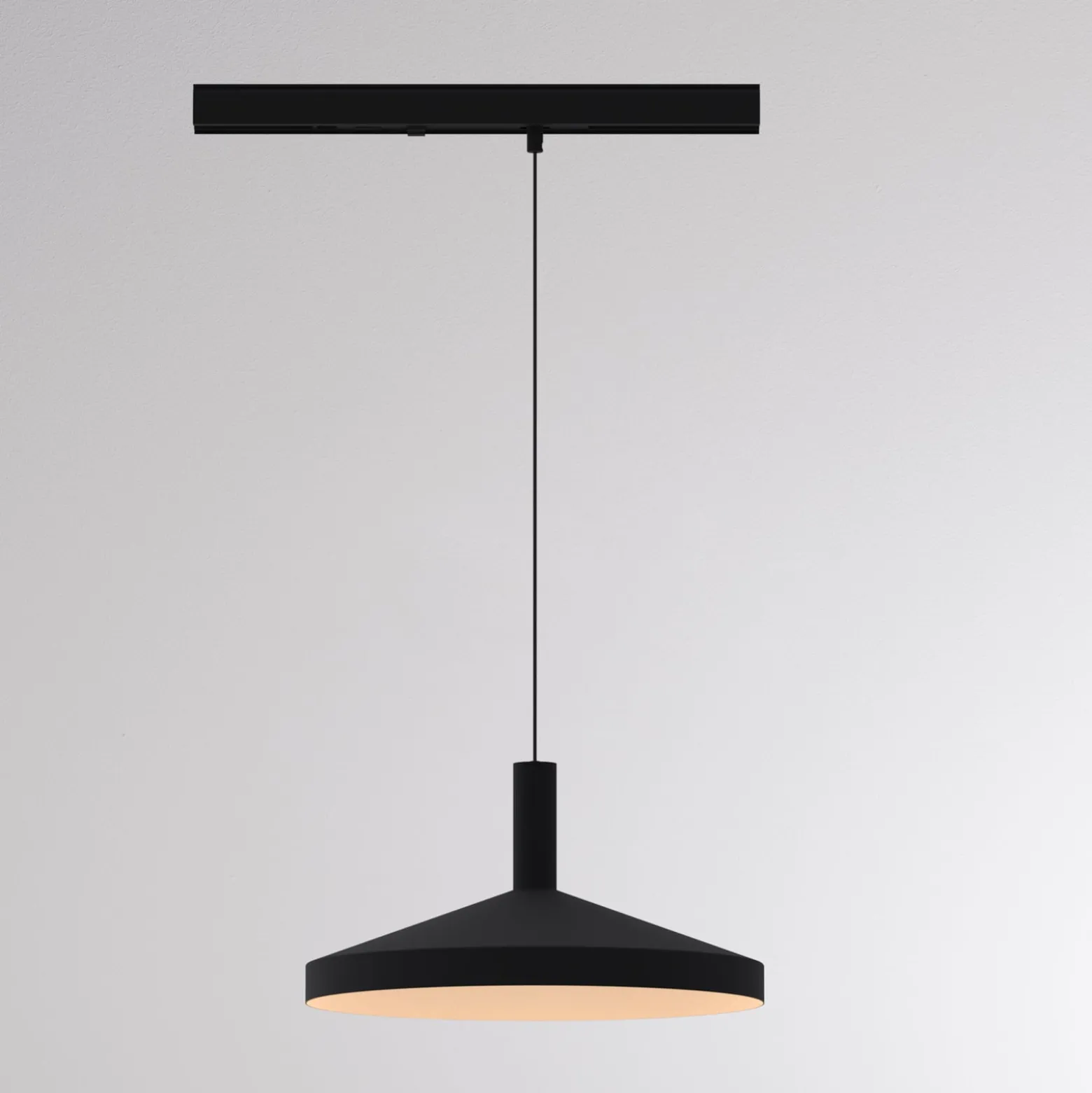 LED-kiskovalaisin LORA III, musta, halkaisija 36 cm, 40°, CCT, 3-vaiheinen