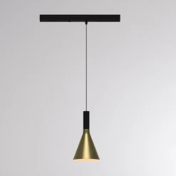 LED-kiskovalaisin LORA I, messinki, Ø 15 cm, 40° CCT, 3-vaiheinen