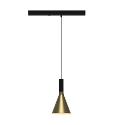 LED-kiskovalaisin LORA I, messinki, Ø 15 cm, 40° CCT, 3-vaiheinen