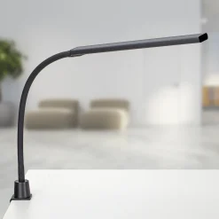 LED-klipsivalaisin MAULpirro, musta, 37 cm, himmennettävä