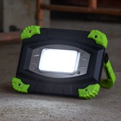 LED-kohdevalaisin ulos 850947, musta/vihreä, pituus 17 cm