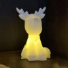 LED-koristefiguuri Naja, valkoinen, korkeus 12 cm, vaha, paristokäyttöinen