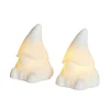 LED-koristehahmo Coco, valkoinen, korkeus 10 cm, 2 kpl:n sarja Vaha Paristo