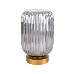 LED-koristepöytälamppu 5305558, akku, savunharmaa