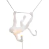 LED-koristeriippuvalo Monkey Lamp valkoin./keinuva