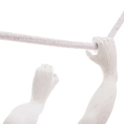LED-koristeriippuvalo Monkey Lamp valkoin./keinuva