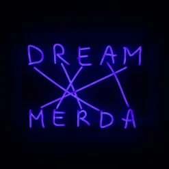 LED-koristeseinävalaisin Dream-Merda, sininen