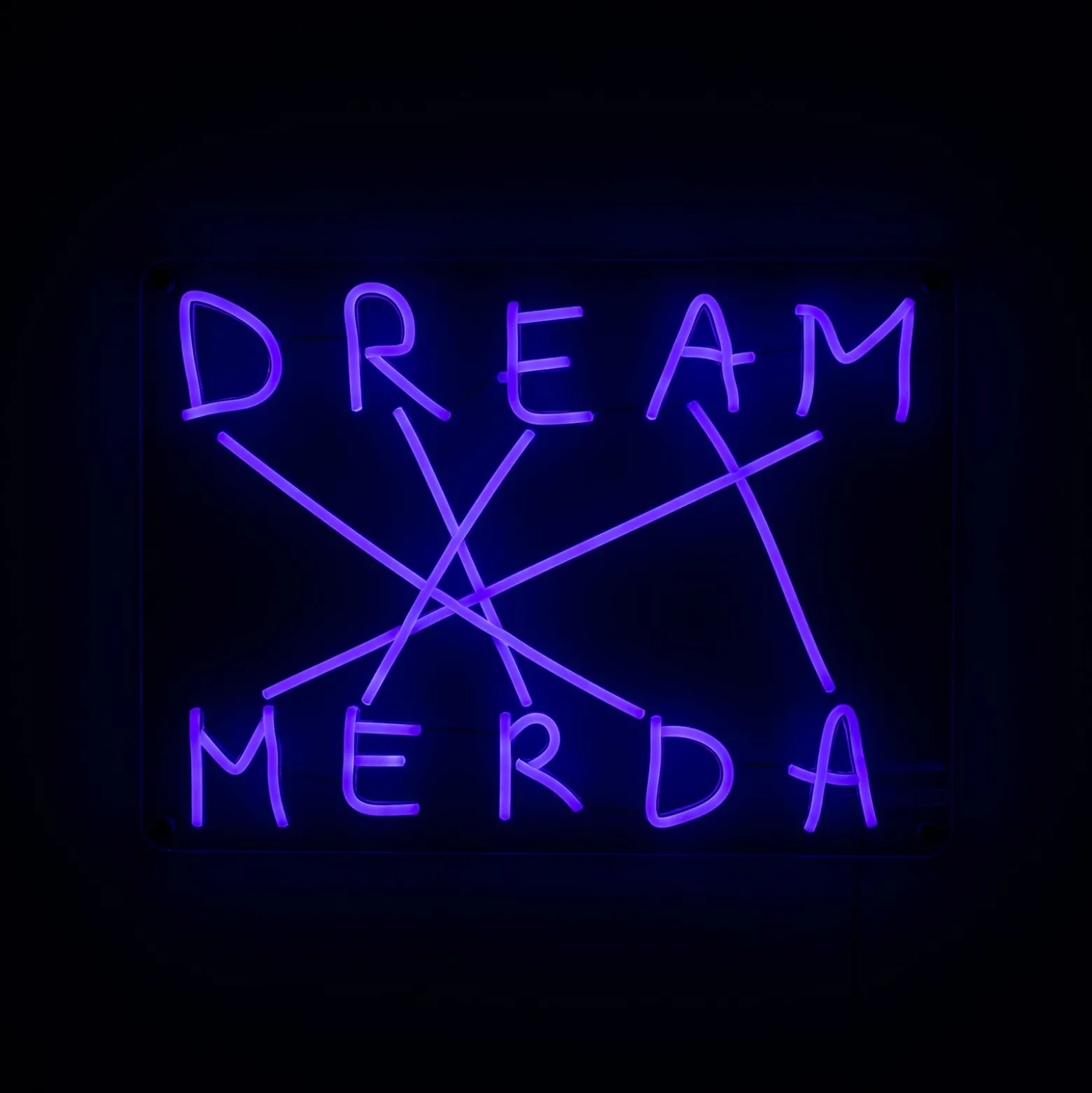 LED-koristeseinävalaisin Dream-Merda, sininen