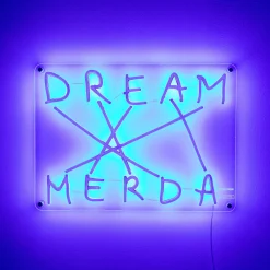 LED-koristeseinävalaisin Dream-Merda, sininen