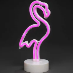 LED-koristevalaisin Flamingo, paristokäyttöinen